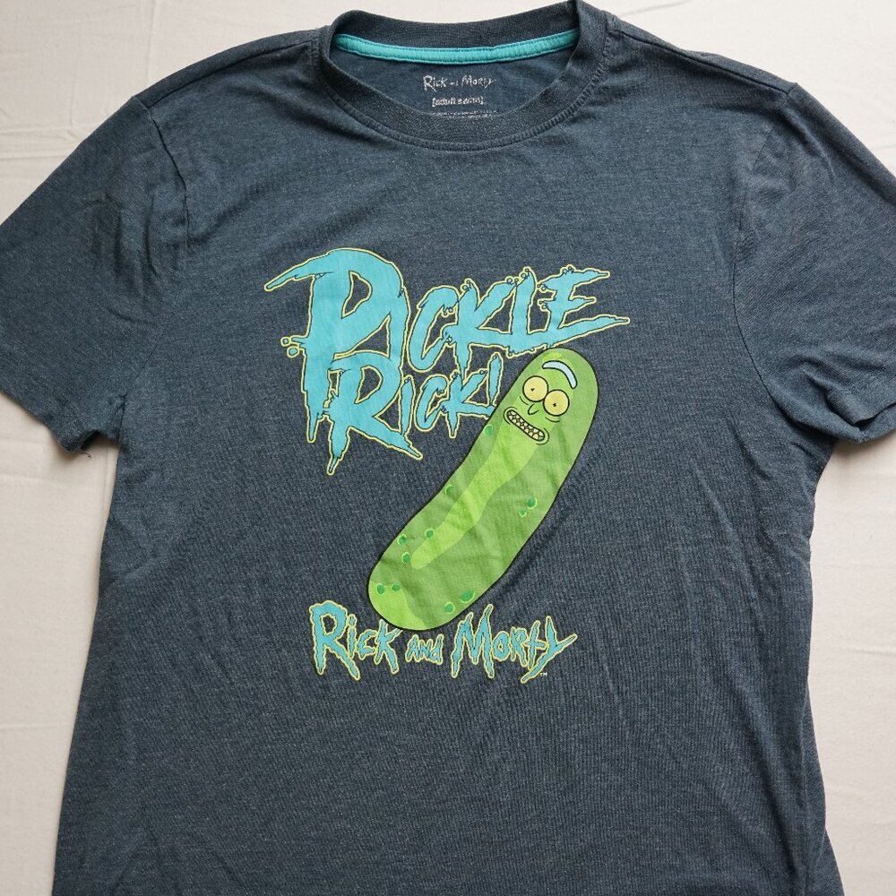Mens Rick & Morty Adult Swim T-Shirt, Size Medium